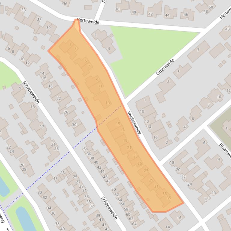 Kaart van postcodegebied 5467MG.