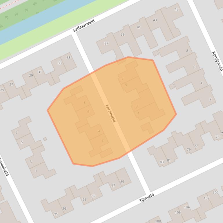 Kaart van postcodegebied 5467NS.