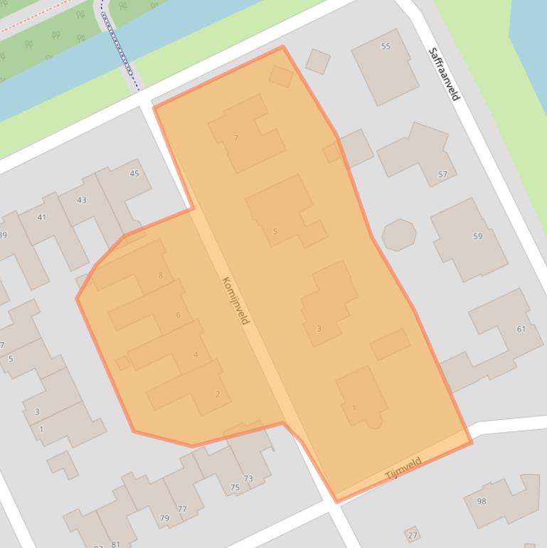 Kaart van postcodegebied 5467NV.