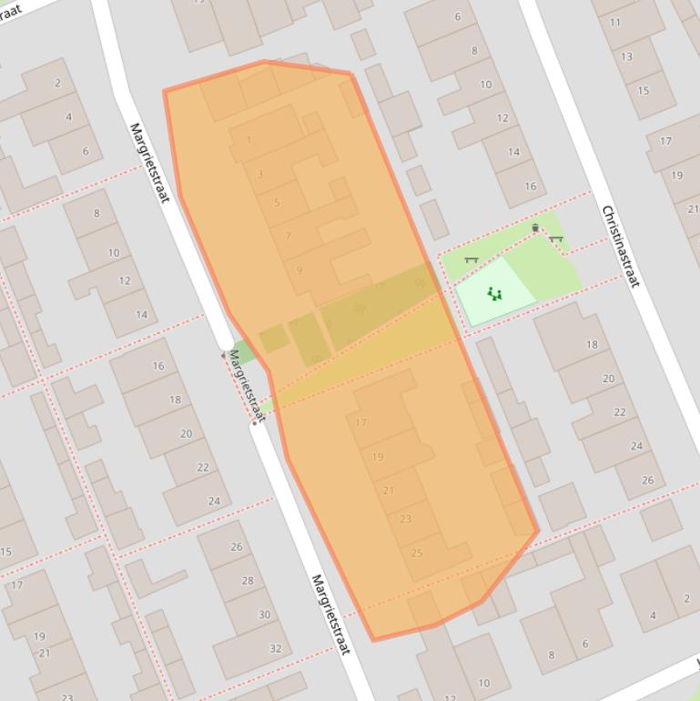 Kaart van postcodegebied 5469AM.