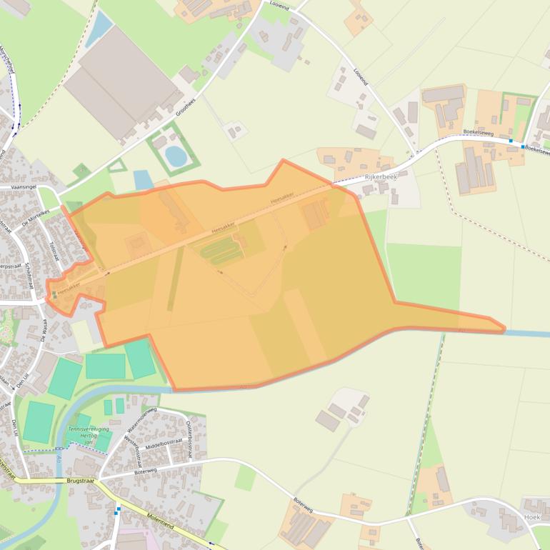 Kaart van postcodegebied 5469AV.