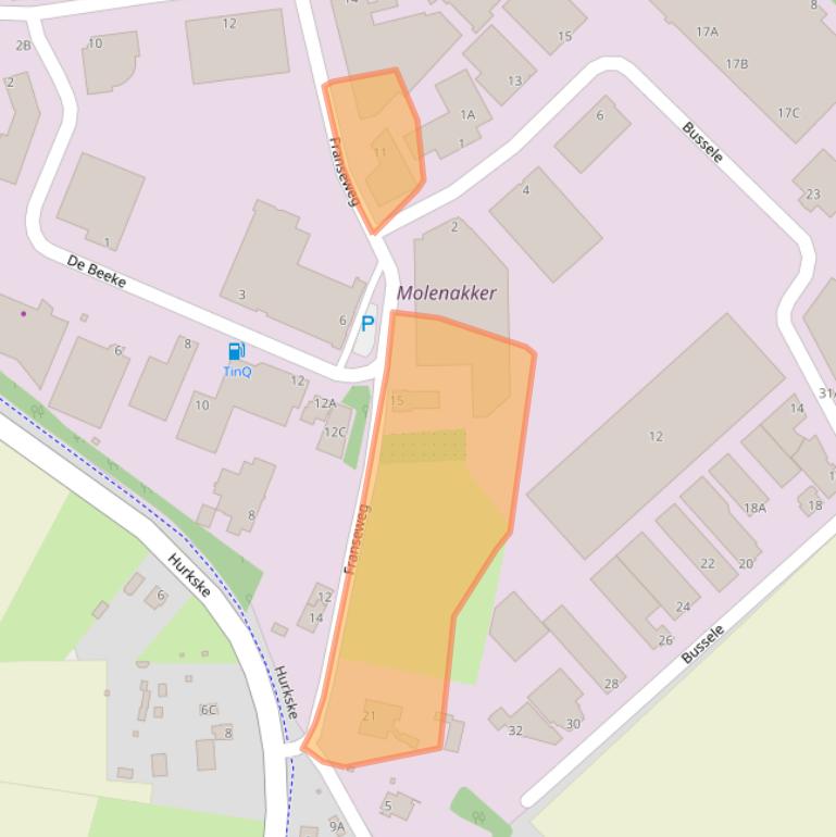 Kaart van postcodegebied 5469DX.