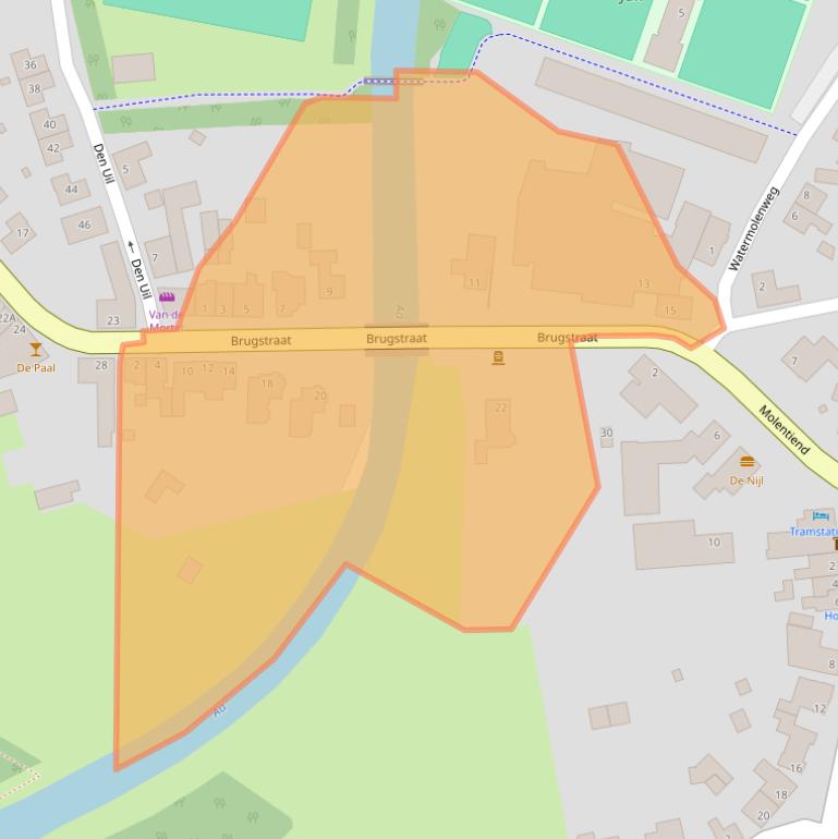 Kaart van postcodegebied 5469EA.