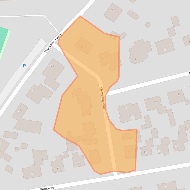 Kaart van postcodegebied 5469EC.