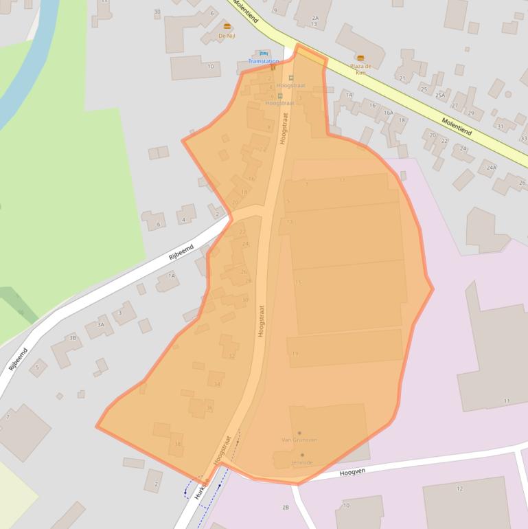 Kaart van postcodegebied 5469EL.