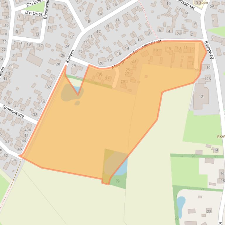 Kaart van postcodegebied 5469GH.