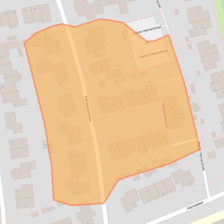 Kaart van postcodegebied 5469HC.