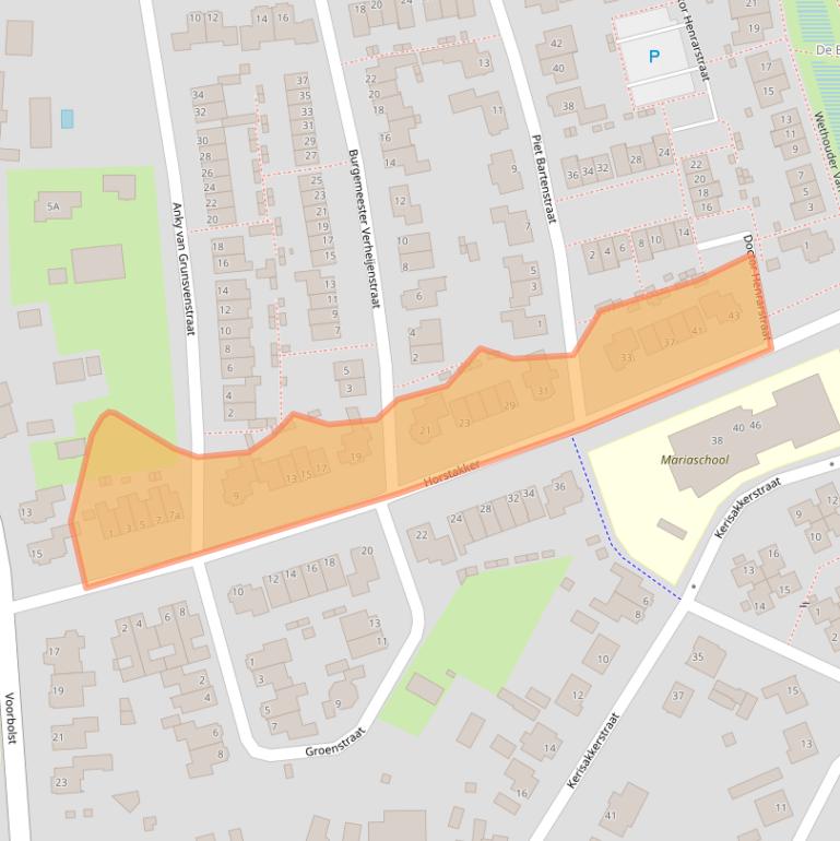Kaart van postcodegebied 5469HG.