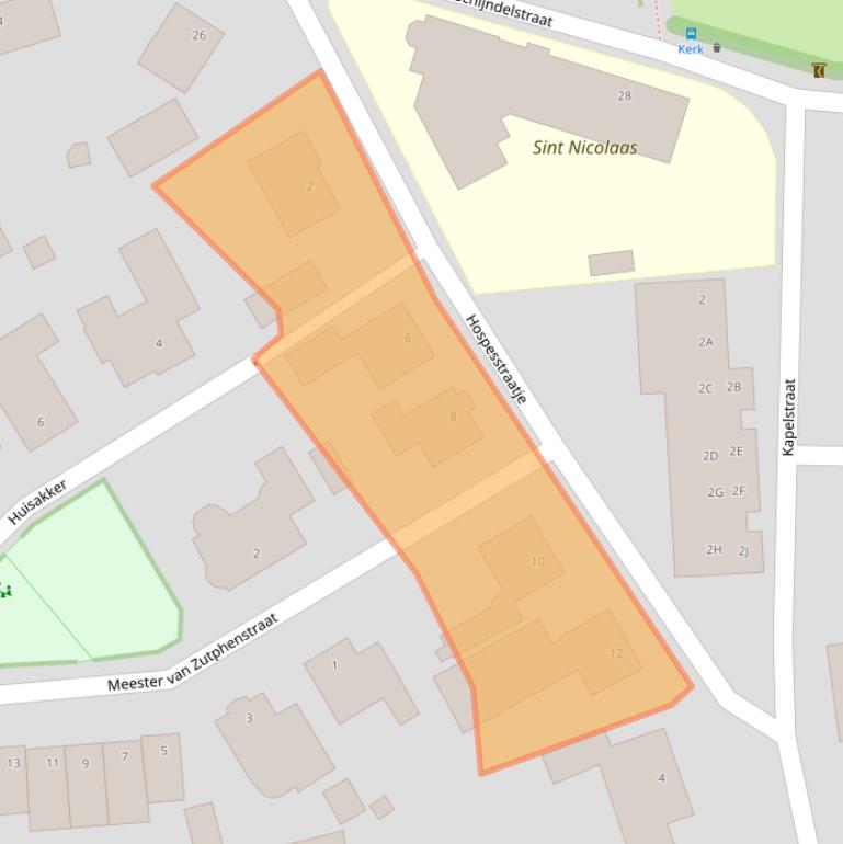 Kaart van postcodegebied 5469NB.