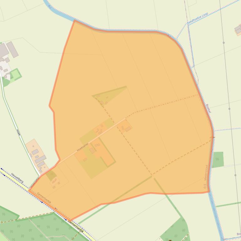 Kaart van postcodegebied 5469NJ.