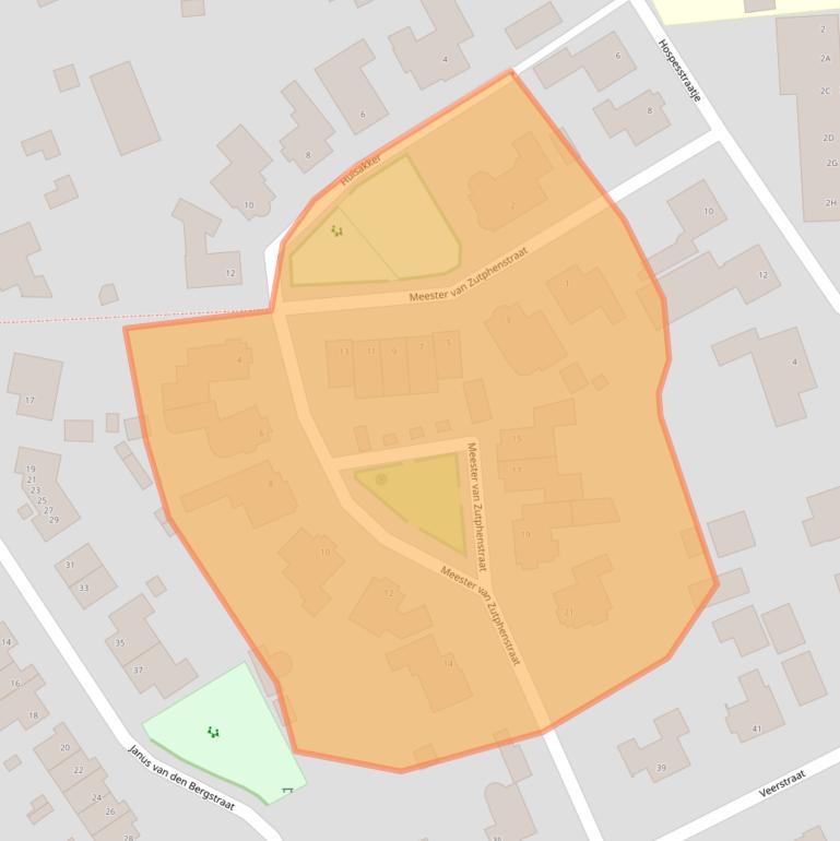 Kaart van postcodegebied 5469NV.