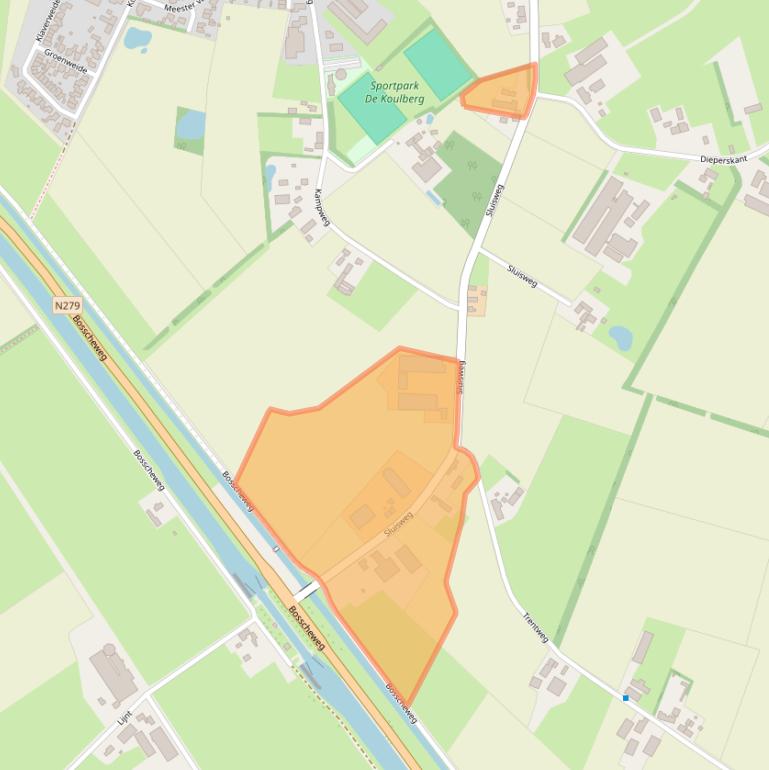 Kaart van postcodegebied 5469PC.