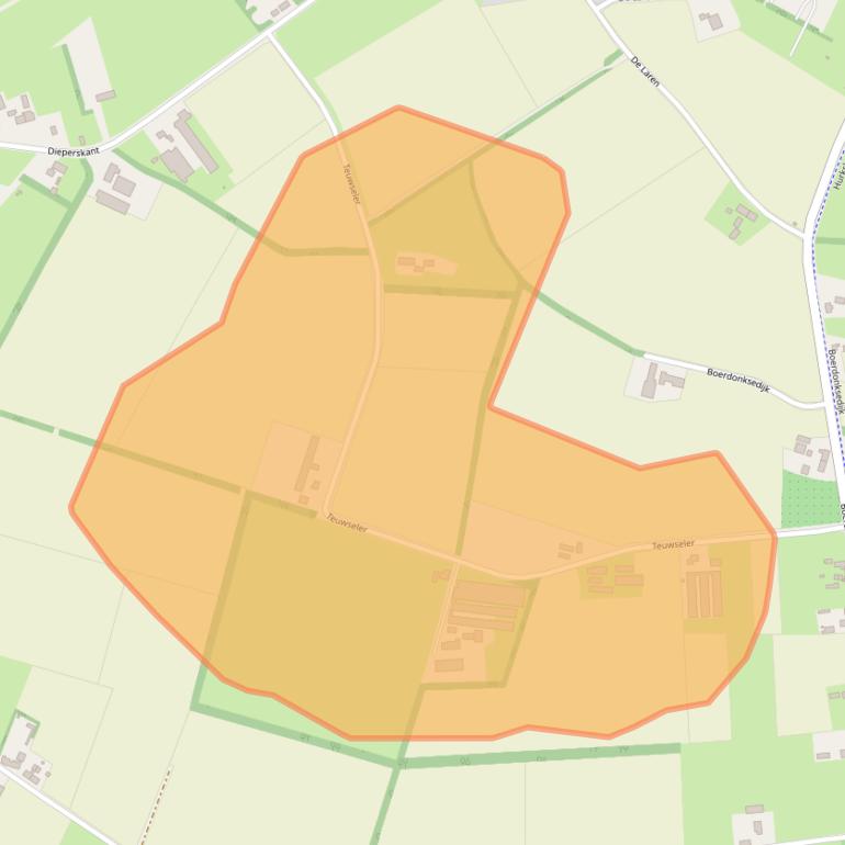 Kaart van postcodegebied 5469PG.