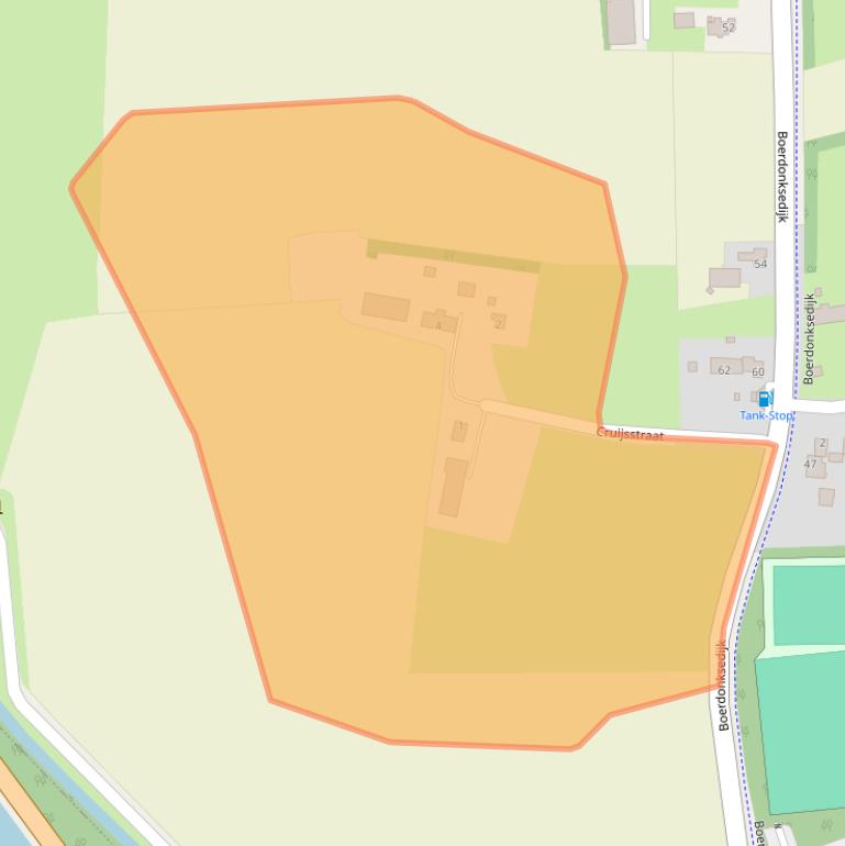 Kaart van postcodegebied 5469PW.