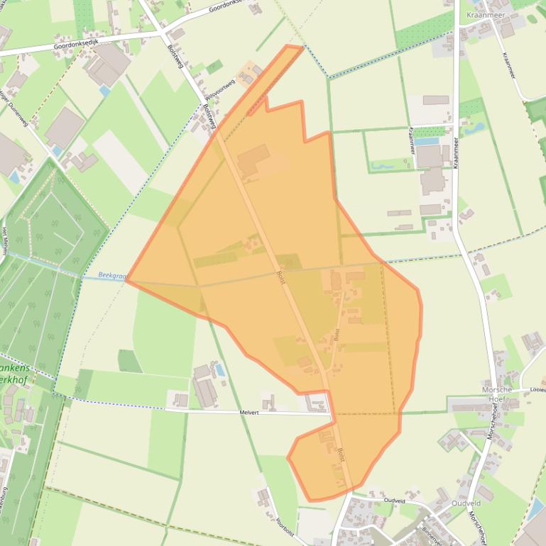 Kaart van postcodegebied 5469SC.