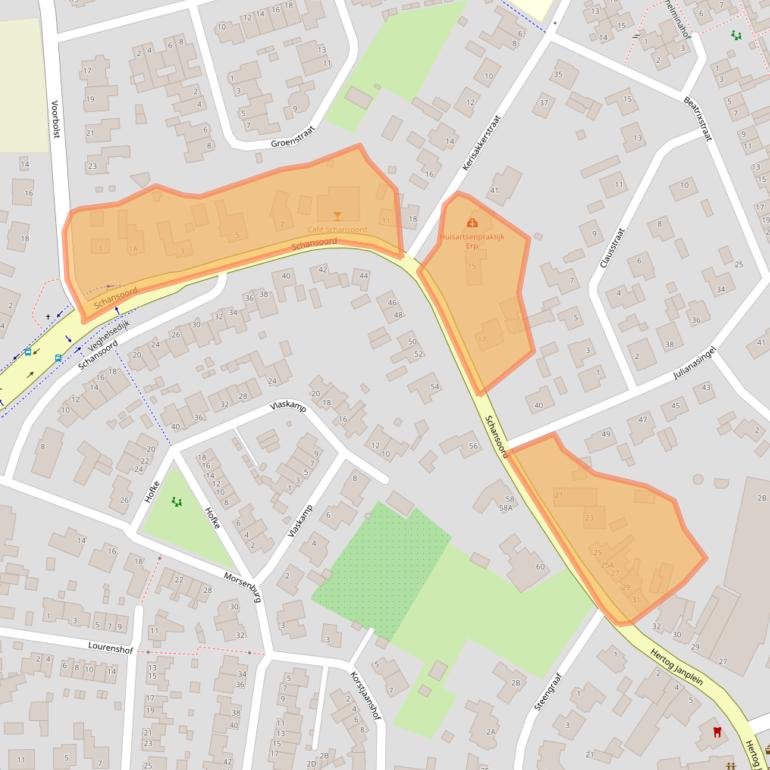 Kaart van postcodegebied 5469SG.