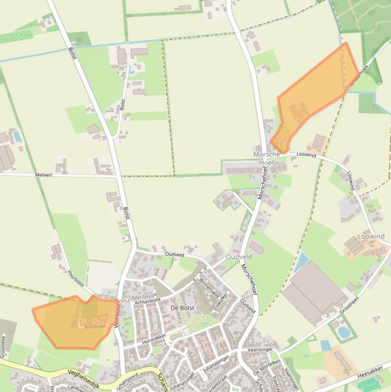 Kaart van postcodegebied 5469SP.