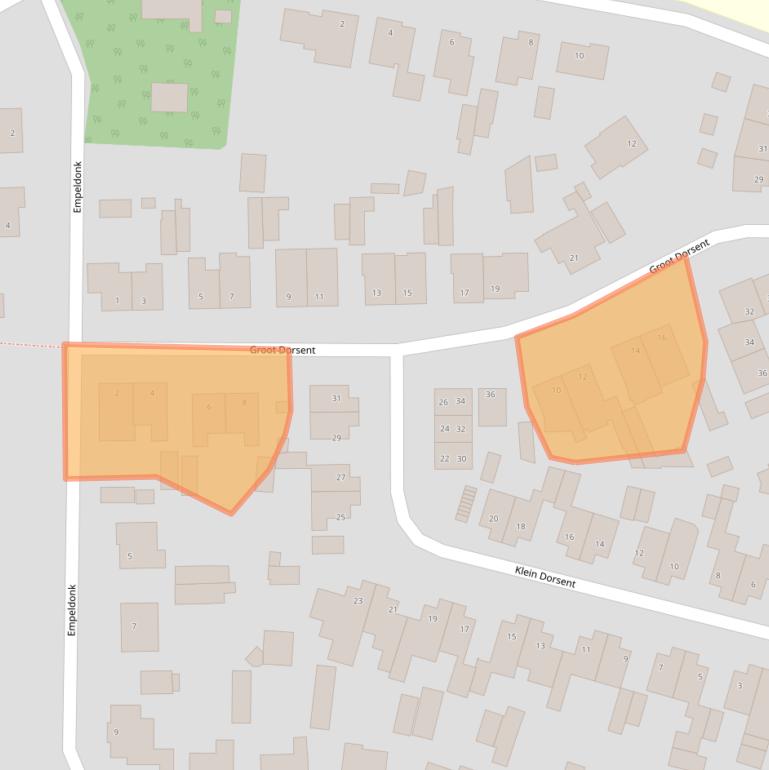 Kaart van postcodegebied 5469TL.