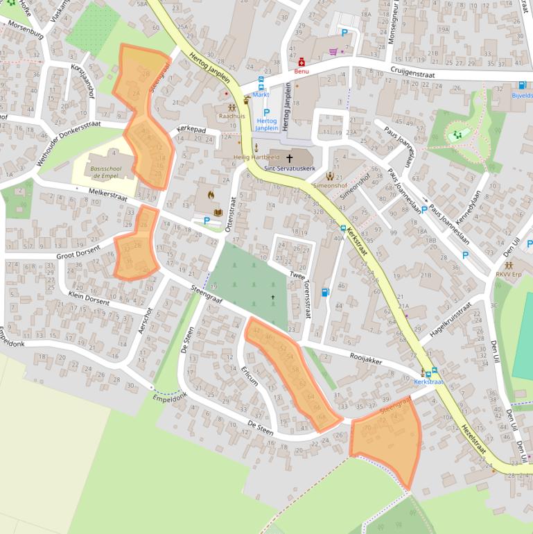 Kaart van postcodegebied 5469TR.