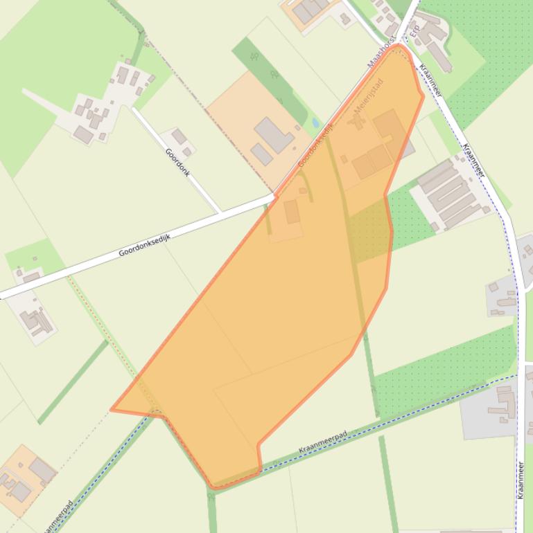 Kaart van postcodegebied 5469TZ.