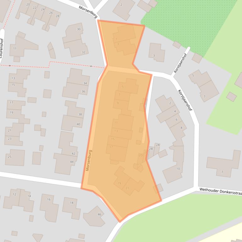 Kaart van postcodegebied 5469VG.