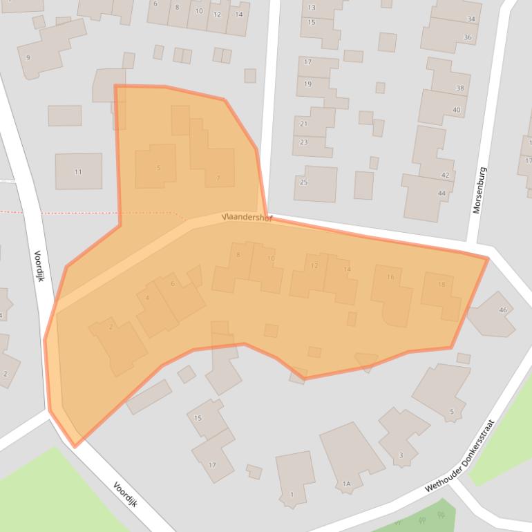 Kaart van postcodegebied 5469VK.