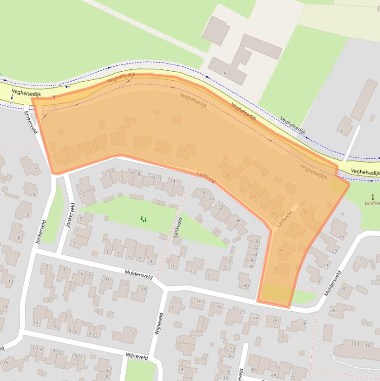 Kaart van postcodegebied 5469VS.