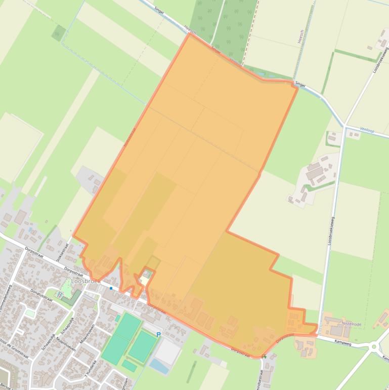 Kaart van postcodegebied 5471NB.