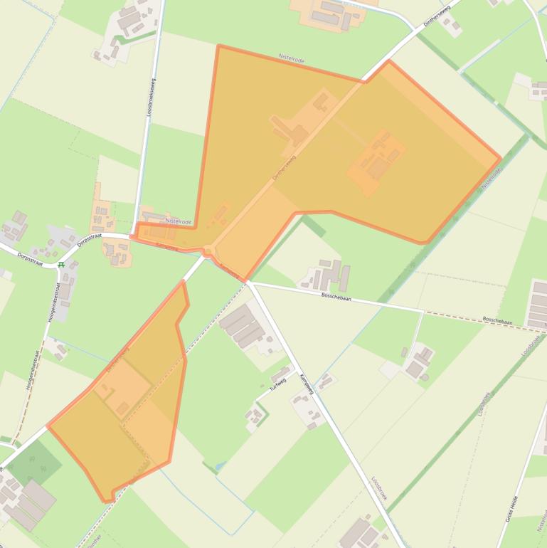 Kaart van postcodegebied 5472LG.