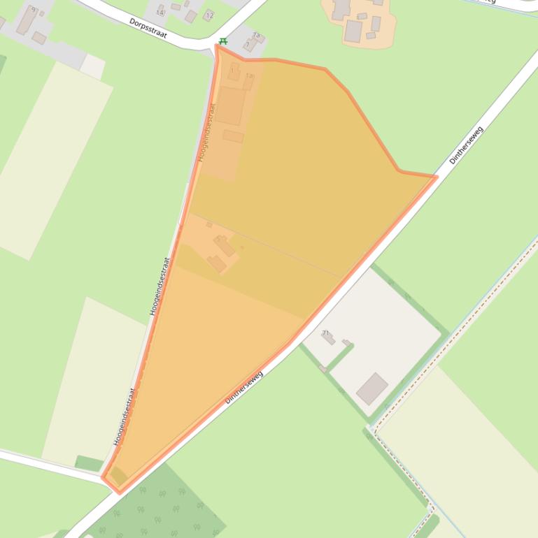 Kaart van postcodegebied 5472LH.