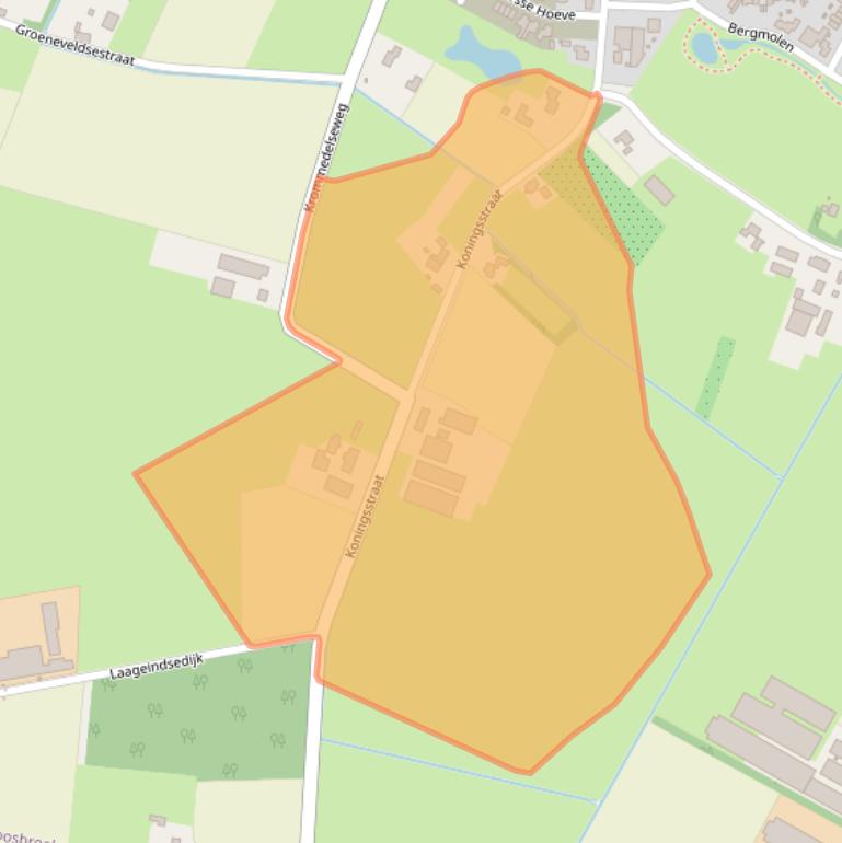 Kaart van postcodegebied 5472PB.