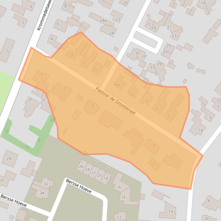 Kaart van postcodegebied 5472PC.