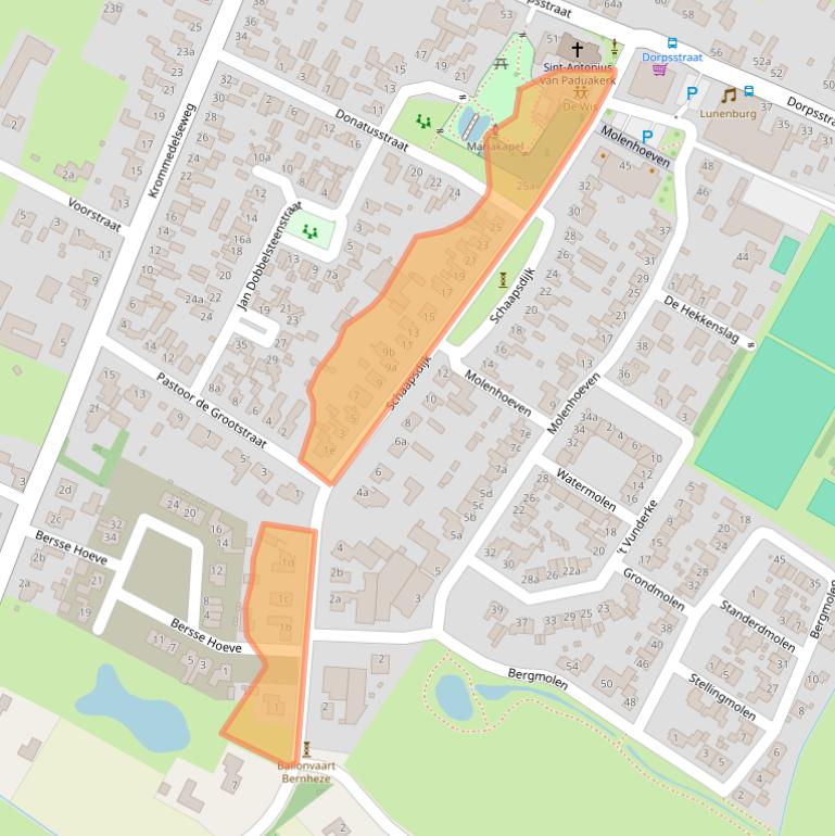 Kaart van postcodegebied 5472PD.