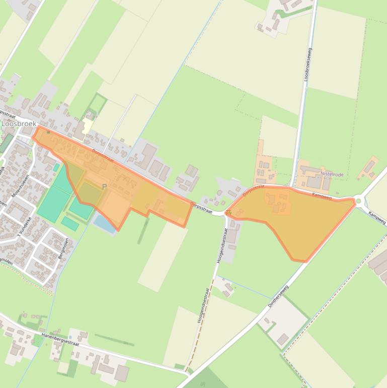 Kaart van postcodegebied 5472PH.