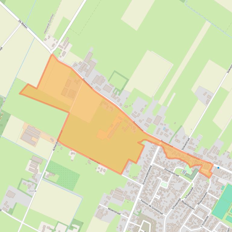 Kaart van postcodegebied 5472PJ.