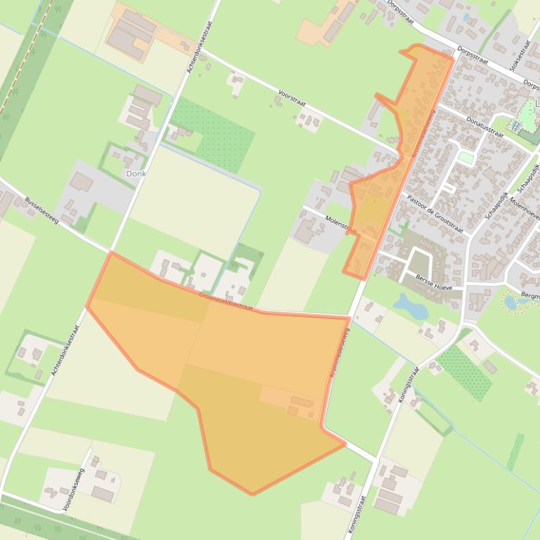 Kaart van postcodegebied 5472PL.