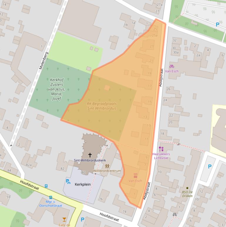 Kaart van postcodegebied 5473AB.