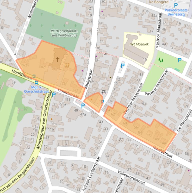 Kaart van postcodegebied 5473AS.