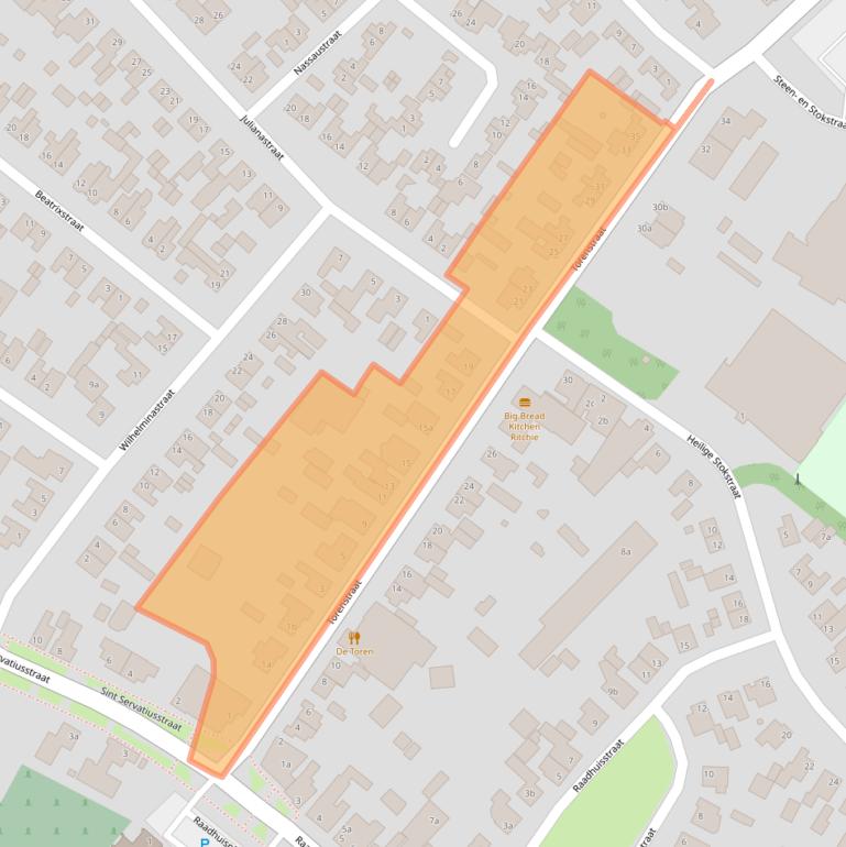 Kaart van postcodegebied 5473EK.