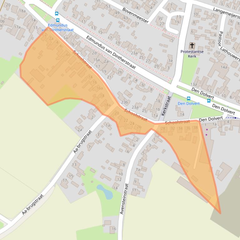 Kaart van postcodegebied 5473GE.