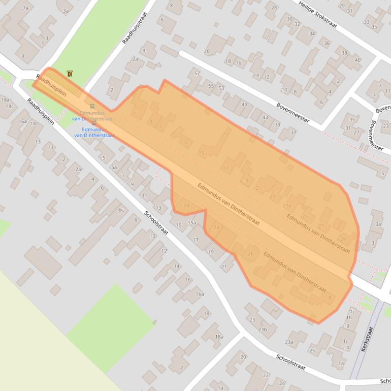 Kaart van postcodegebied 5473GH.