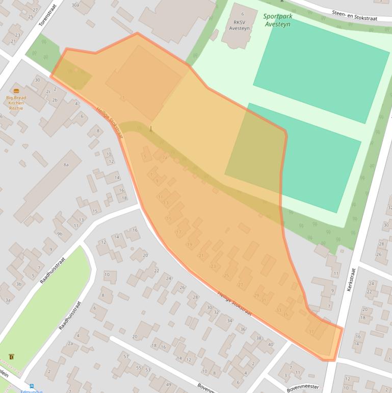 Kaart van postcodegebied 5473GK.