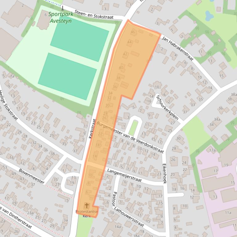 Kaart van postcodegebied 5473GN.