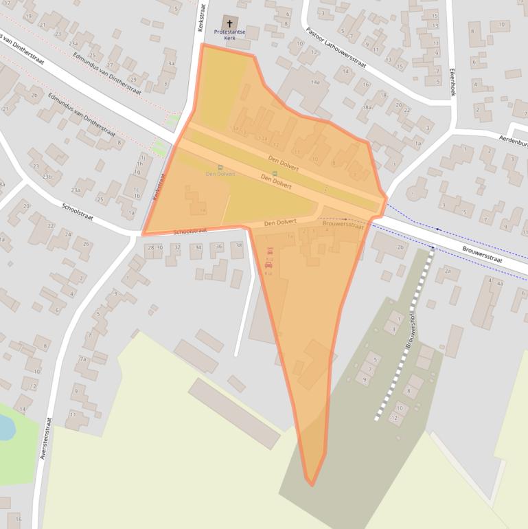 Kaart van postcodegebied 5473GP.