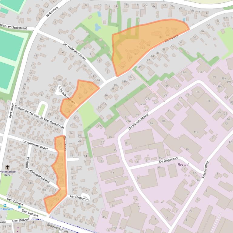 Kaart van postcodegebied 5473GW.