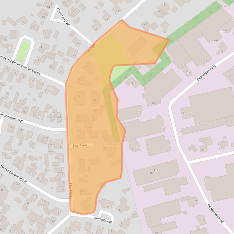 Kaart van postcodegebied 5473GX.