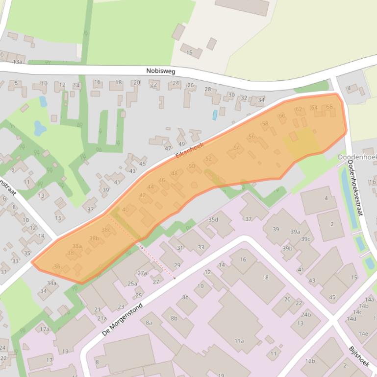 Kaart van postcodegebied 5473GZ.