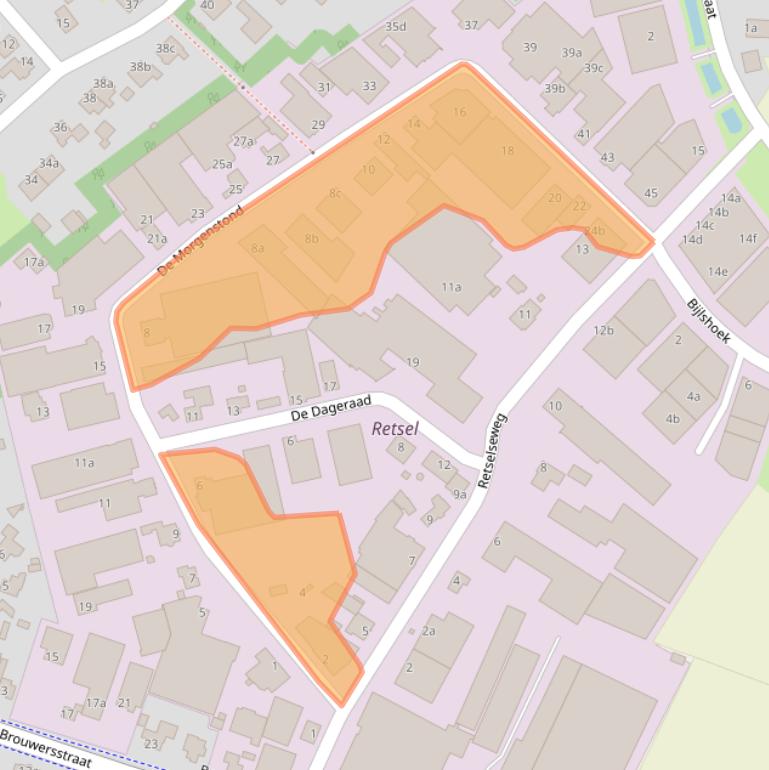 Kaart van postcodegebied 5473HG.