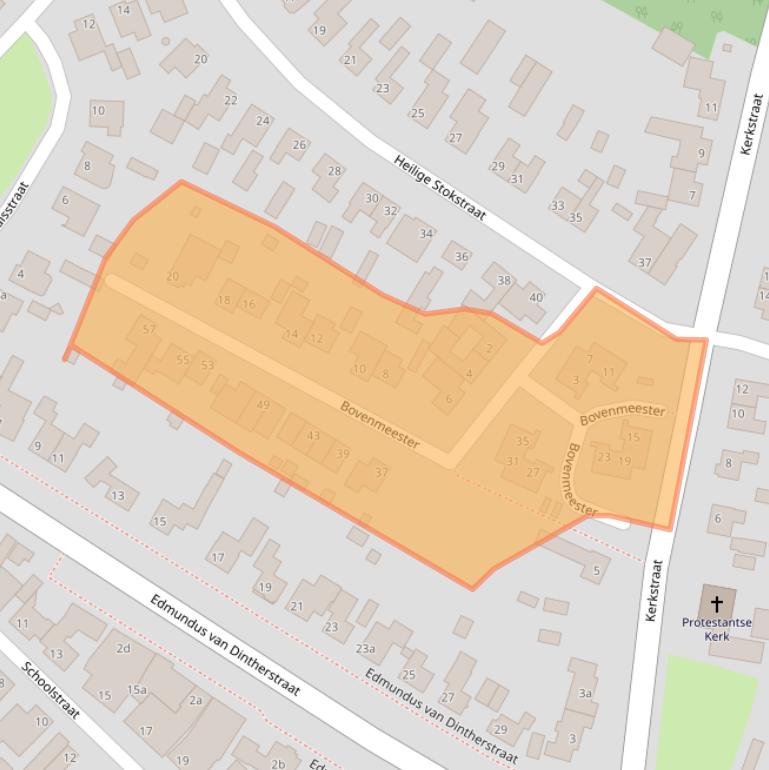 Kaart van postcodegebied 5473HH.