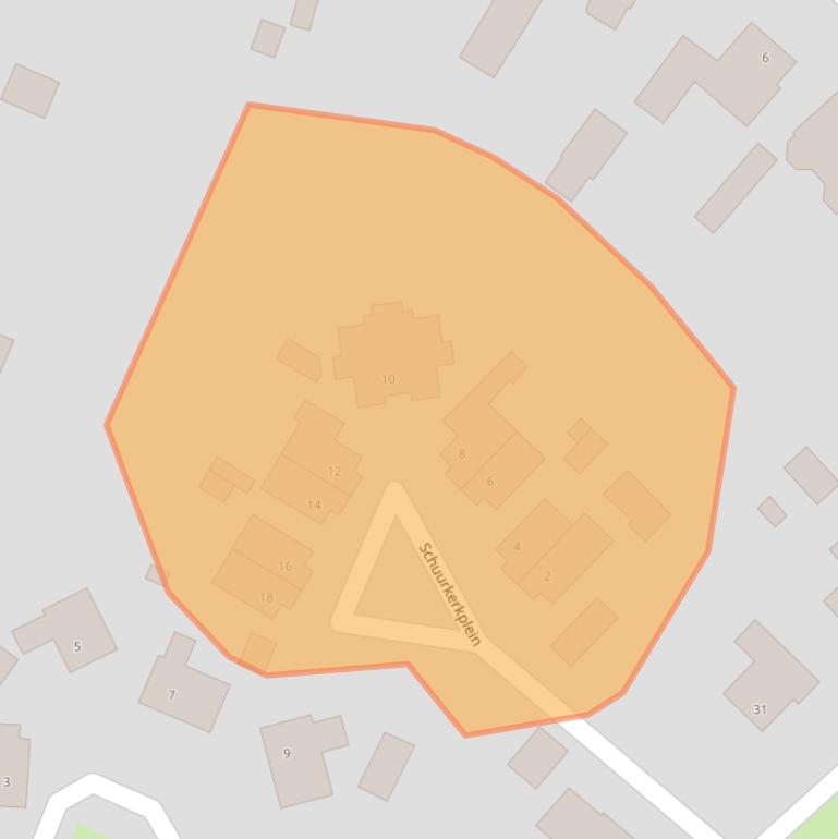 Kaart van postcodegebied 5473HJ.